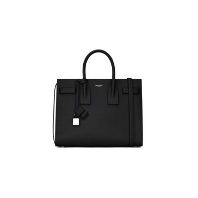 YSL SAC DE JOUR IN GRAINED LEATHER-SMALL 378299B681N1000 (32*25.5*15.5cm)
